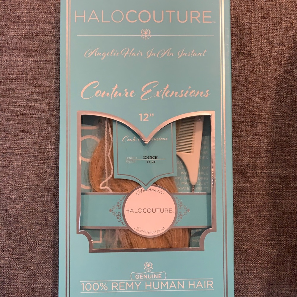 Blonde Halo Couture Hair Extensions 12”